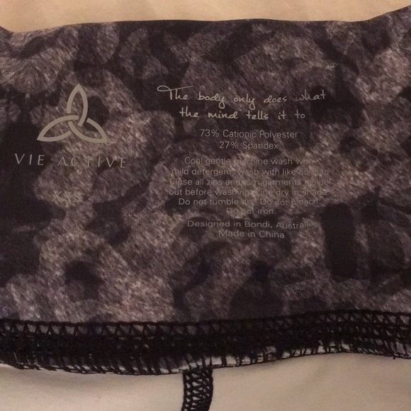 Vie Active full length legging. XXS. NWT. - Picture 4 of 4